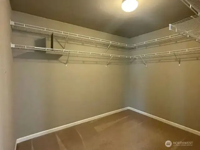 Master Bathroom: Walk-in closet