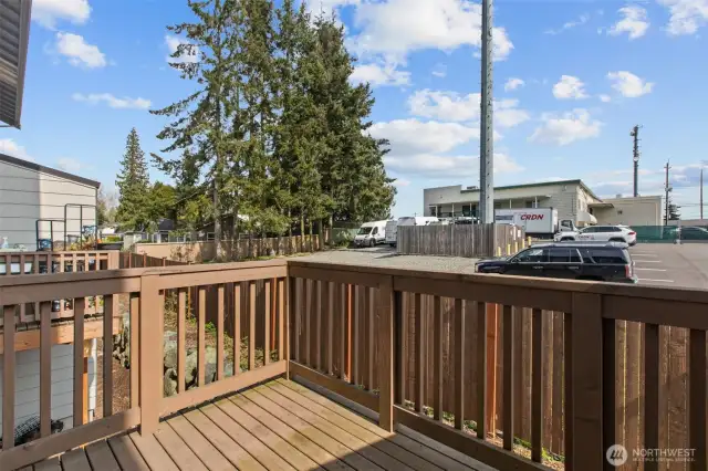 Balcony off the main living area – perfect for morning coffee or sunset relaxation.