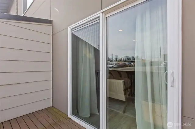 Balcony off the main living area – perfect for morning coffee or sunset relaxation.