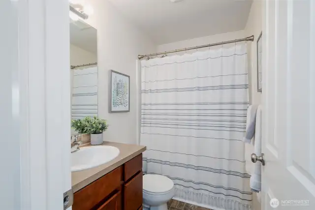 Full Bath on 2nd floor