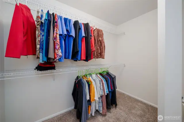 Primary Walk in Closet