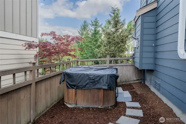 Hot tub anyone?  Sit back and relax in your new home in Duvall