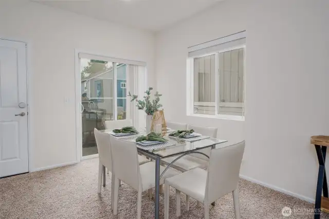 Dining Area room for a table of 8 or more