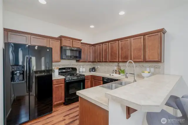 What will City Mouse and Country Mouse create in this well laid out kitchen?