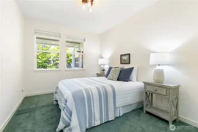 Secondary full bedroom - peep ceiling height. It may be a rambler, but it is ROOMY!
