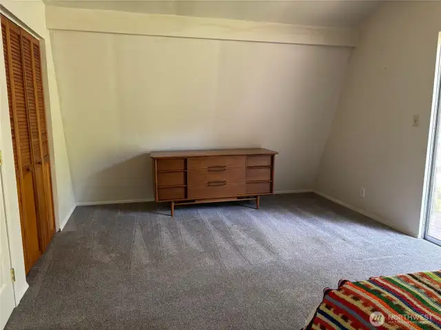 Roomy master bedroom