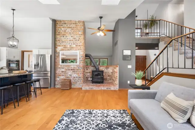 Open and airy main floor creates a seamless flow throughout.