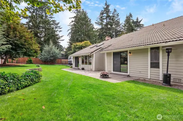 Enjoy evenings on the nice patio or host summer BBQs.