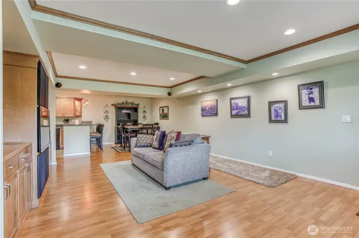 Lower living area