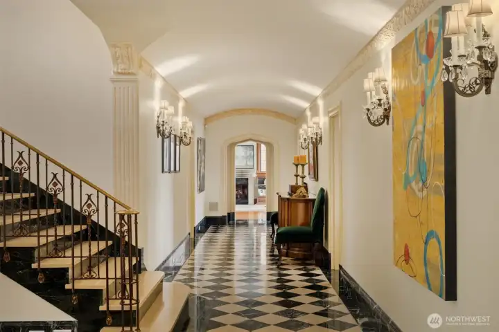 Architecture and design blend beautifully together throughout this home.