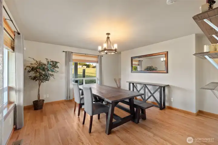 Generous dining room or bonus space.