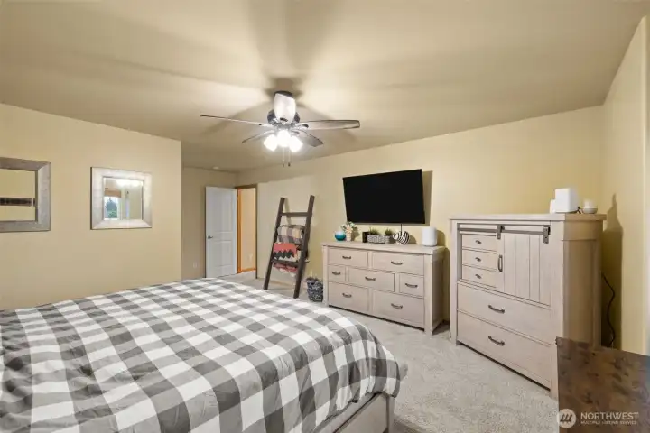 Generous Primary Suite.