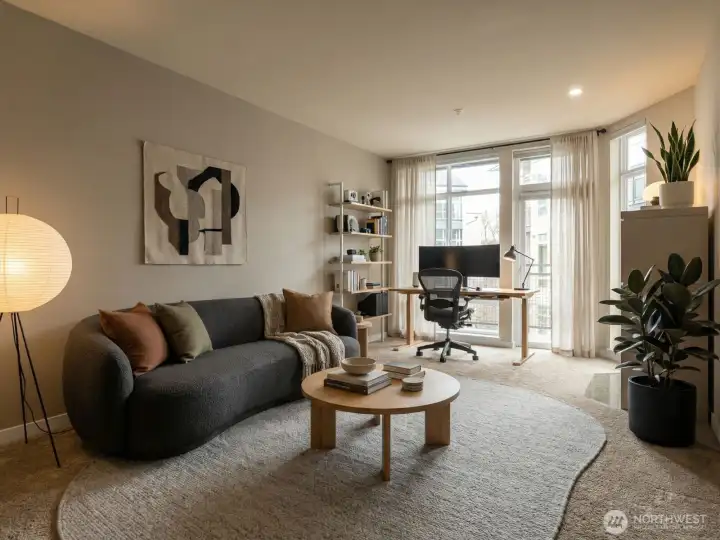 Virtually Staged - Living Area