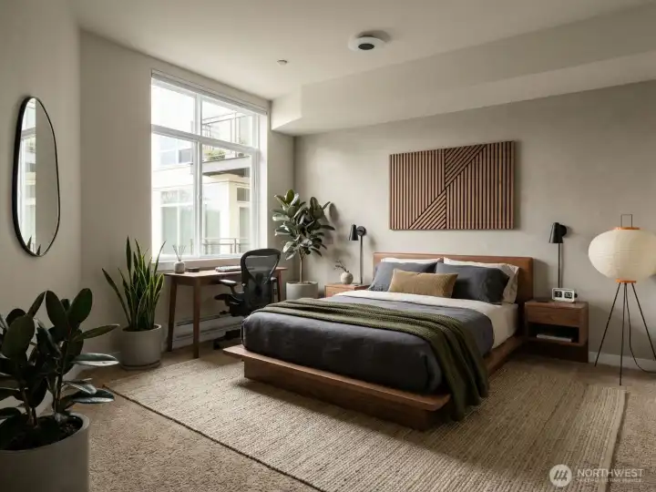 Virtually Staged - Bedroom