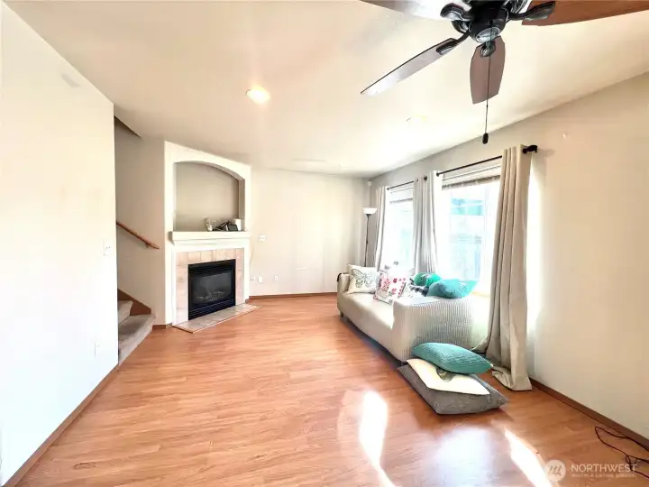 Laminate flooring in Family/Great room