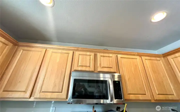 Kitchen Cabinets are high End and Solid Oak