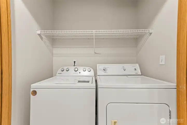 Washer/Dryer upper floor
