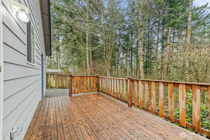 Back deck