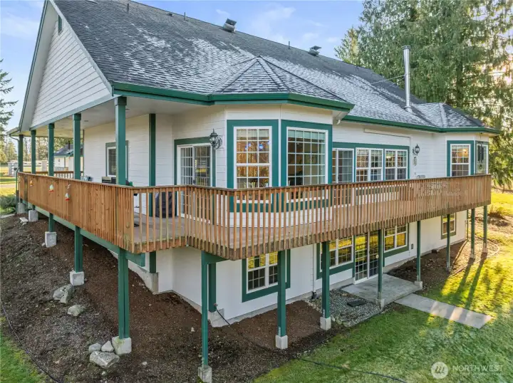 Wrap-Around Trex porch.