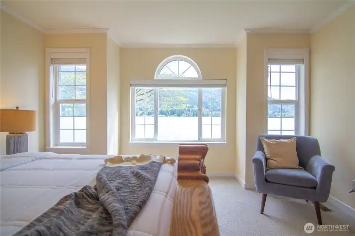 Primary Bedroom (Lake View Angle)