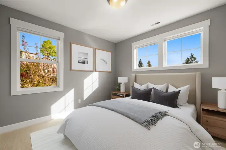 Upstairs Bedroom *Virtually Staged*