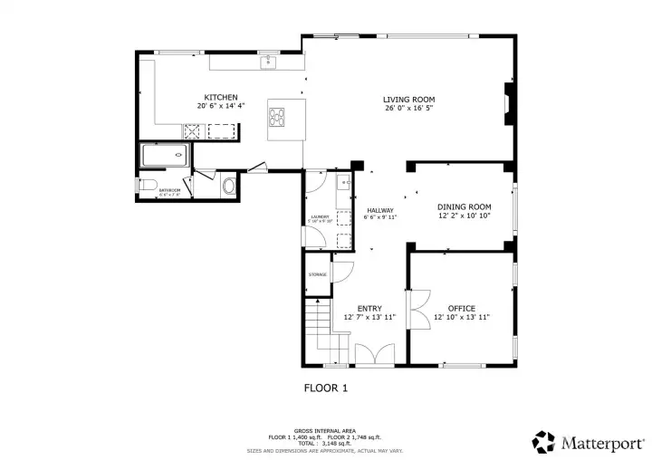 Downstairs Floor Plan
