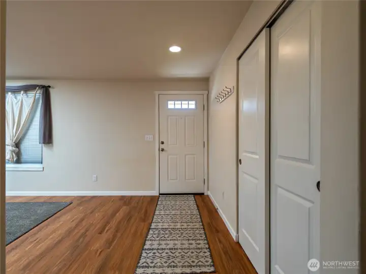 Front entry with living room on your left.