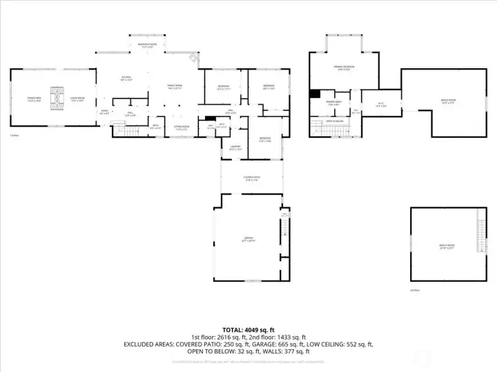 Floorplans for this stunning home.