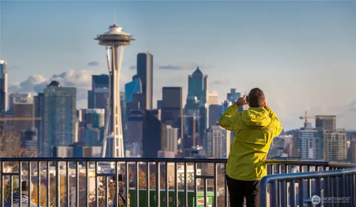 Nearby Kerry Park offers one of the Pacific Northwest's most celebrated views, introducing generations of residents and visitors to Seattle's iconic skyline.