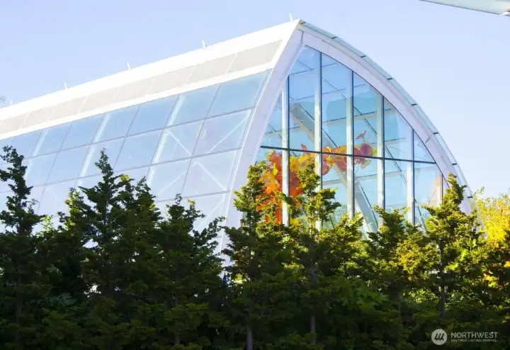 Chihuly Garden and Glass reflects Seattle's global influence in art, design and creative expression, just minutes from the historic schoolhouse.