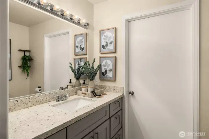 Bathroom on main level for easy everyday living.