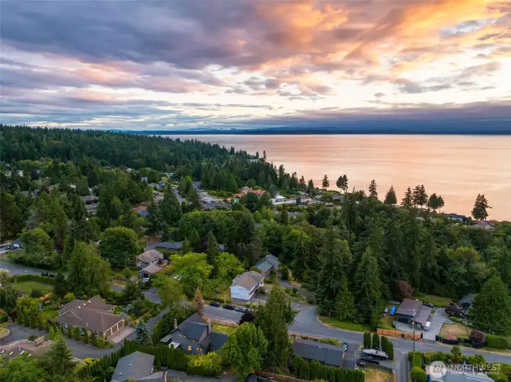 The kind of evening view that never gets old.