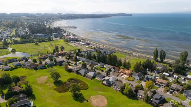 Another view showing the home along the soon to be golf course, and its proximity to the beach.