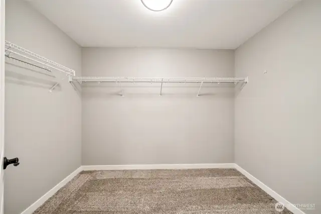 1 of 2 large Closets in the Primary Suite.