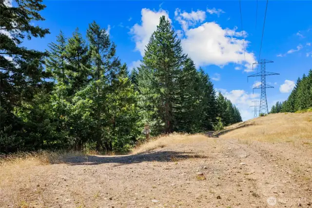 BPA Road proving access to the property