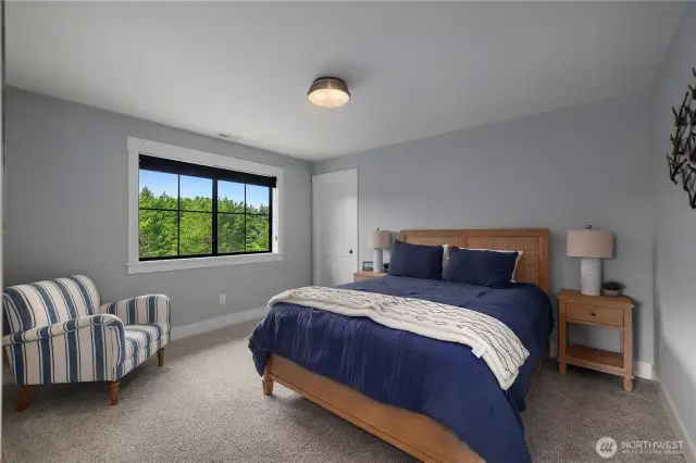 Each room has plenty of space & set up for guests.
