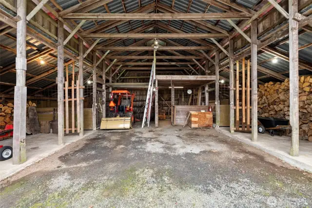 Inside of Barn