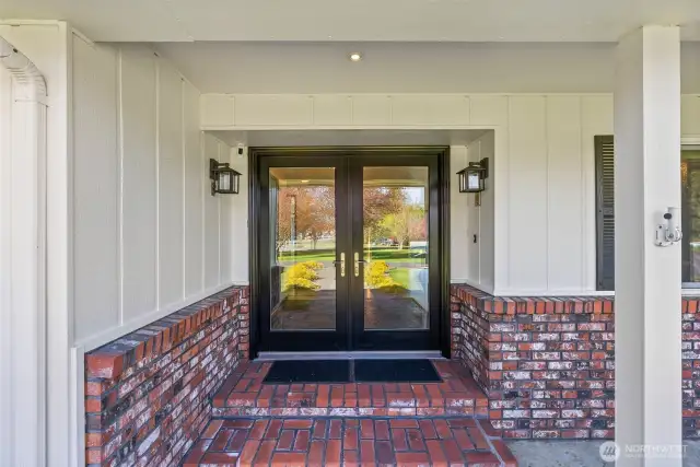Front door and Entryway.