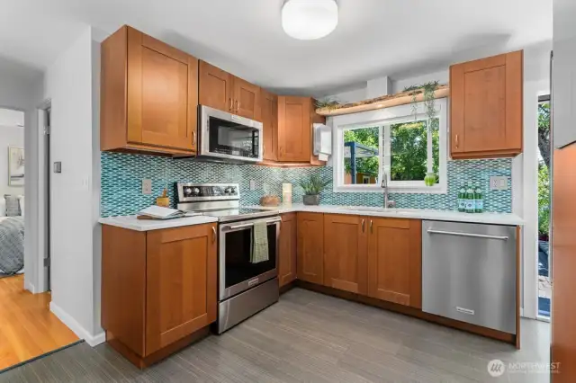 Kitchen and Garden Views