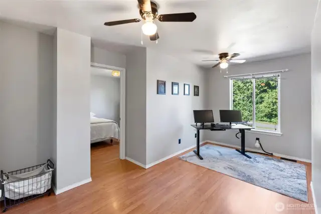 Bonus room with plenty of room to be used as an office, hobby room or?