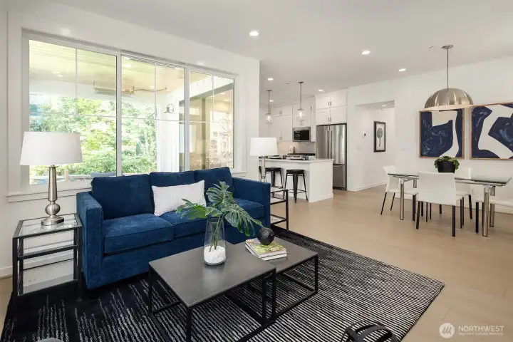 Photos of a staged Marigold home. Surfaces and finishes will vary from subject home.