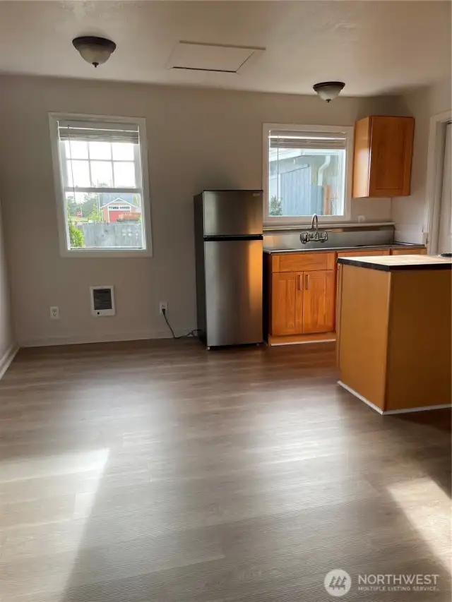 Unit A - Dining and kitchen