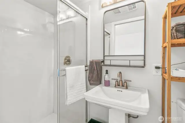 3/4 bath downstairs