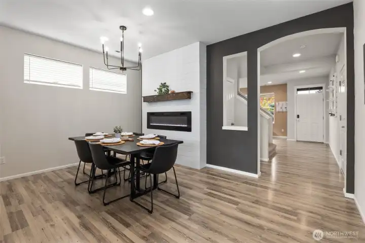 dining room looking towards entry