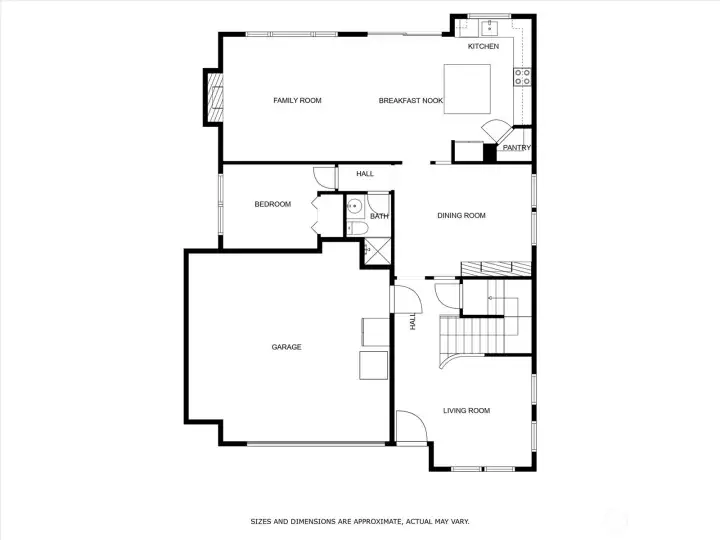 main level floor plan