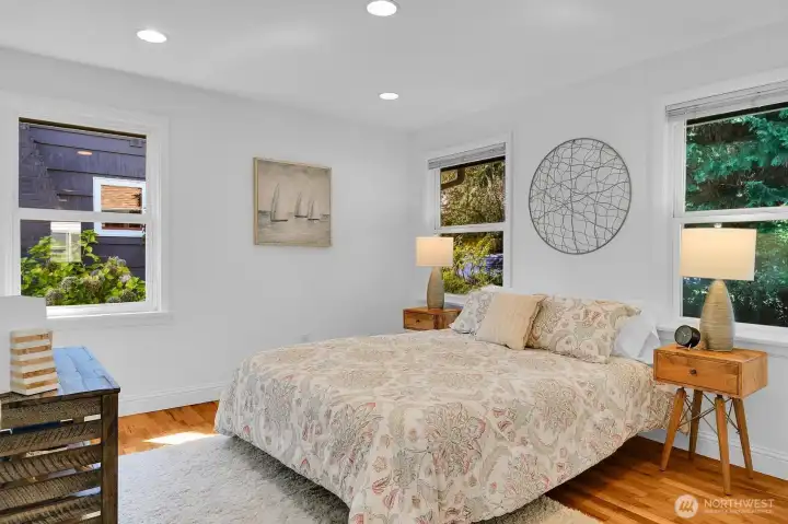 Spacious, light filled bedroom