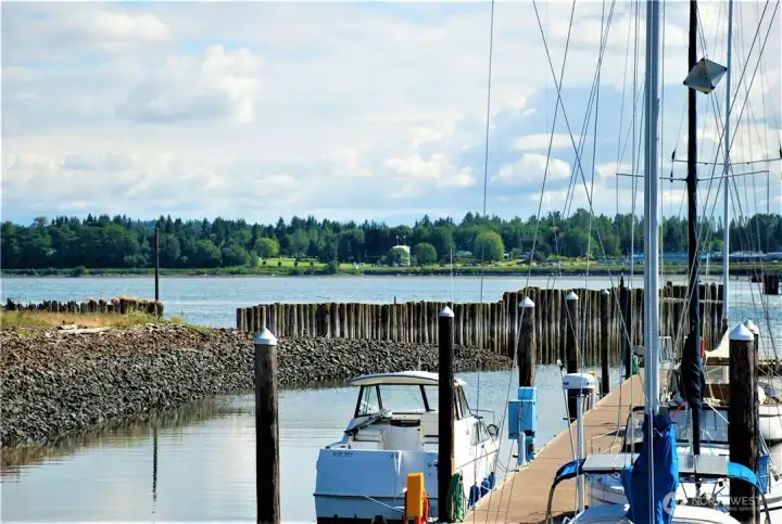 Gas dock side.