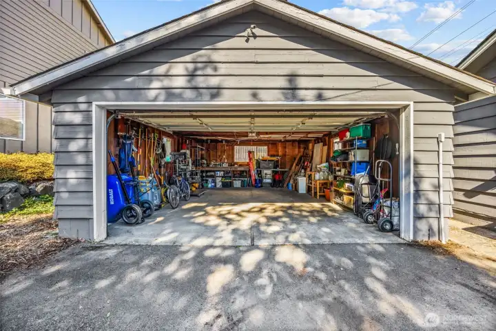 2 Car Garage with EV Charger