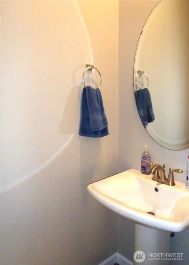 Downstairs half bath