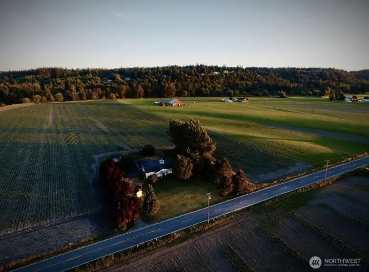 Drone shot, Beautiful Seeting